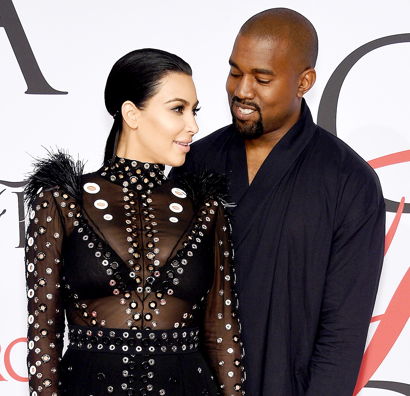 Kim Kardashian and Kanye West attend the 2015 CFDA Fashion Awards at Alice Tully Hall at Lincoln Center on June 1, 2015 in New York City. Dimitrios Kambouris/Getty Images