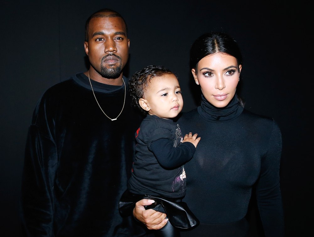 Kanye West, Kim Kardashian and North