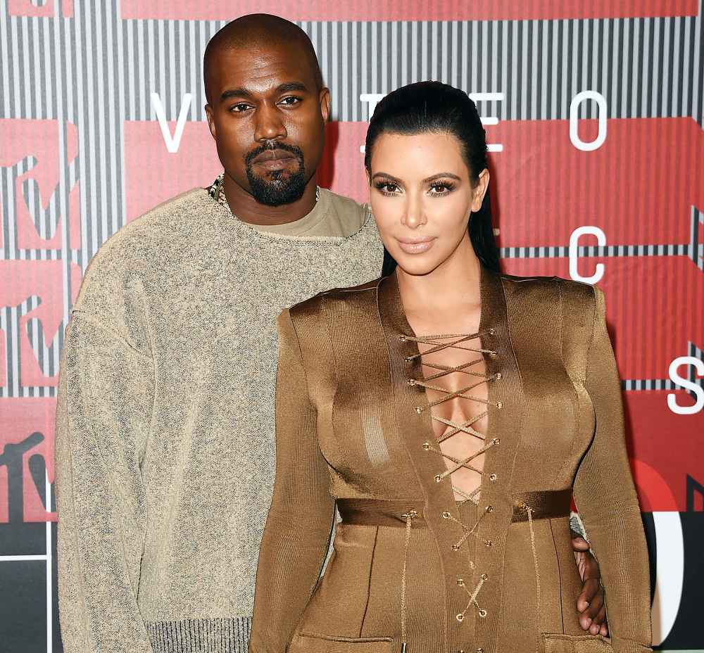 Kanye West and Kim Kardashian