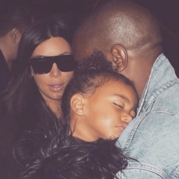 Kim Kardashian, Kanye West, North Nori West