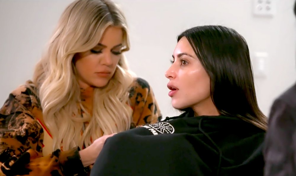 Khloe and Kim Kardashian