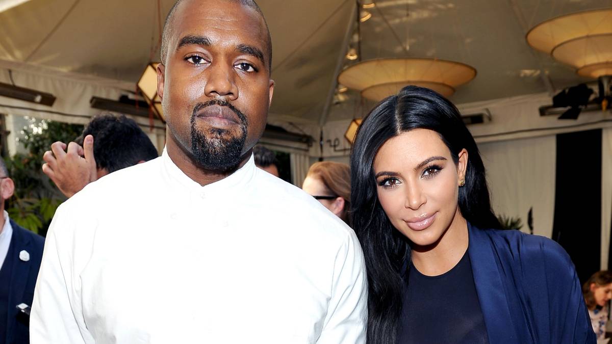 Kanye West and Kim Kardashian