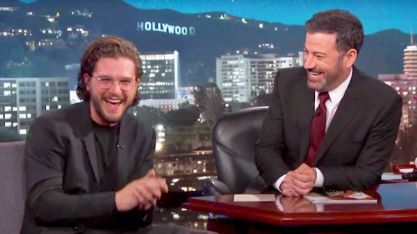 Kit Harrington Jimmy Kimmel