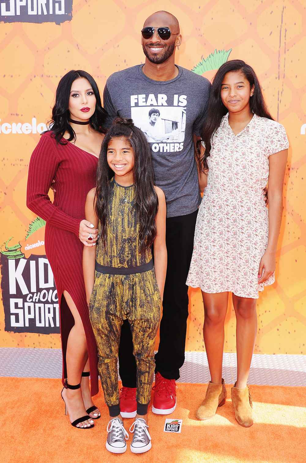 Kobe Bryant and Vanessa Laine Bryant, Gianna Maria-Onore Bryant, and Natalia Diamante Bryant
