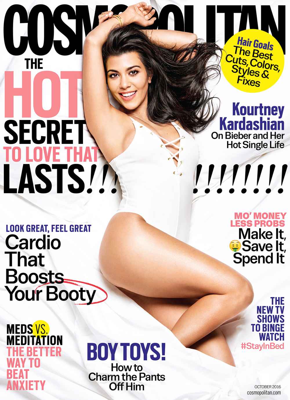 Kourtney Kardashian on Cosmopolitan cover