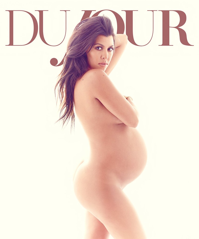 Kourtney Kardashian DuJour Magazine cover