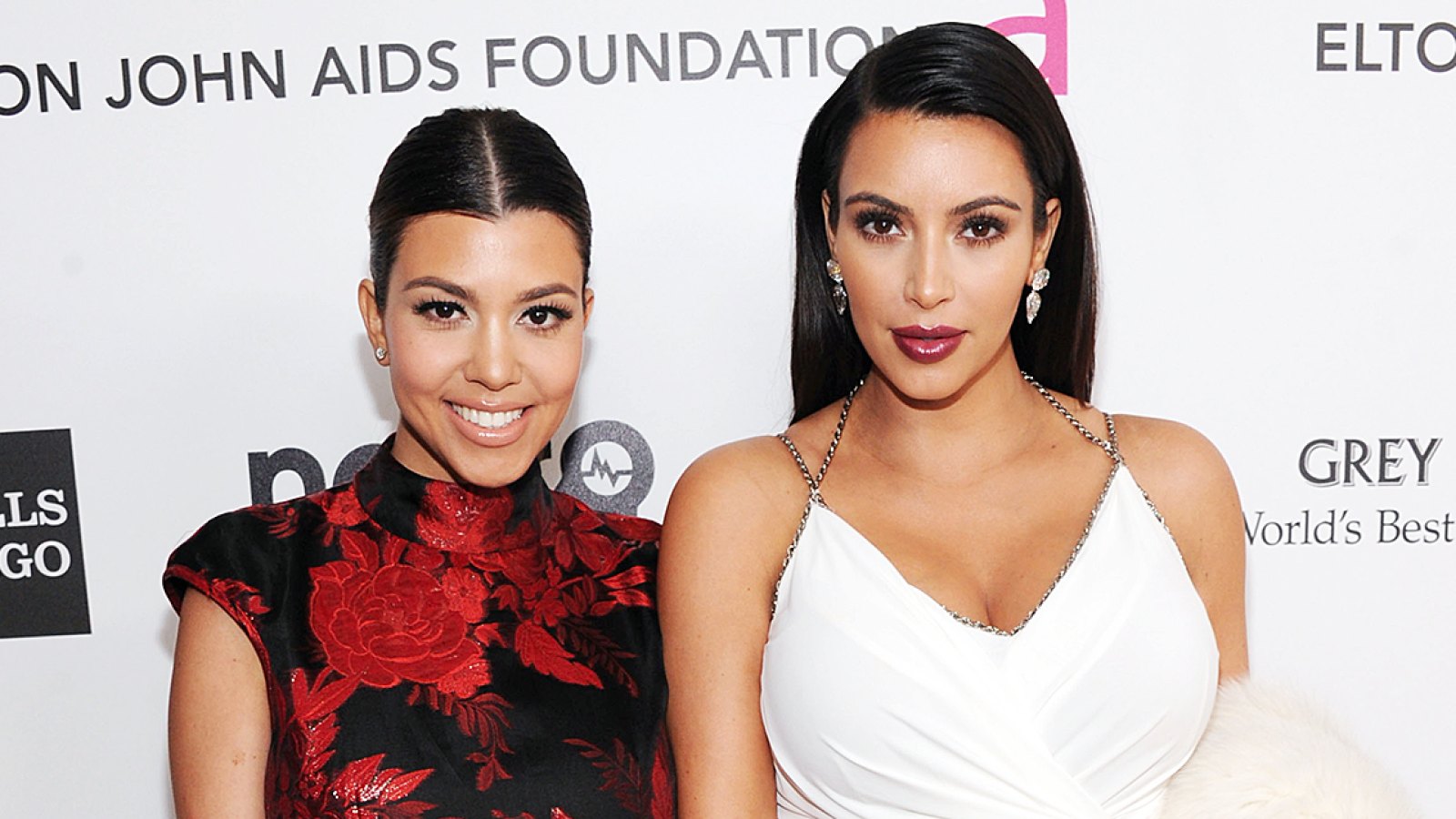 Kourtney Kardashian and Kim Kardashian