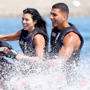Kourtney Kardashian and Younes Bendjima are spotted during the 70th annual Cannes Film Festival at on May 24, 2017 in Cannes, France.