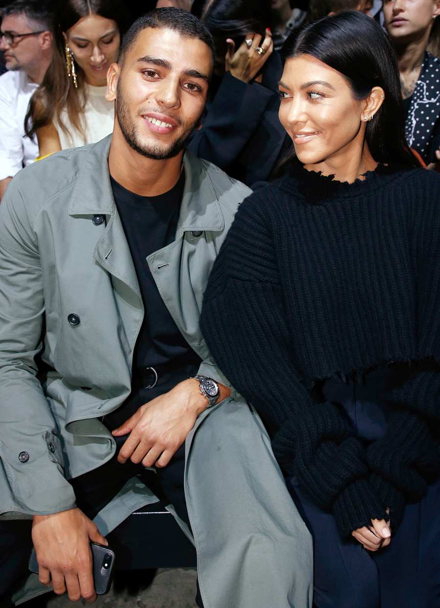 Kourtney Kardashian, Younes Bendjima, Paris Fashion Week, France