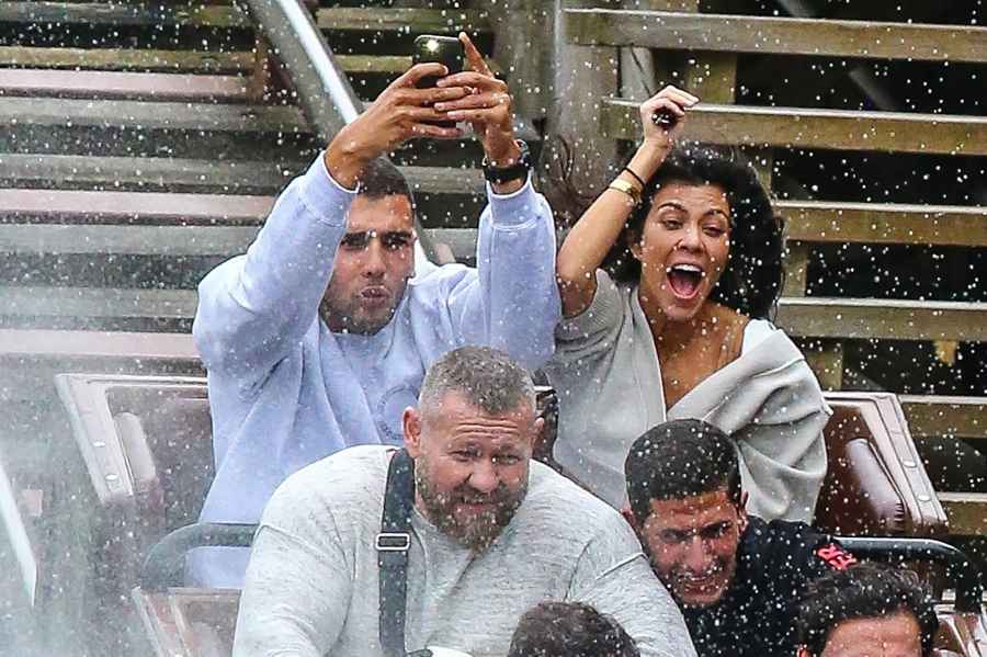 Kourtney Kardashian, Younes Bendjima, Paris Fashion Week, France