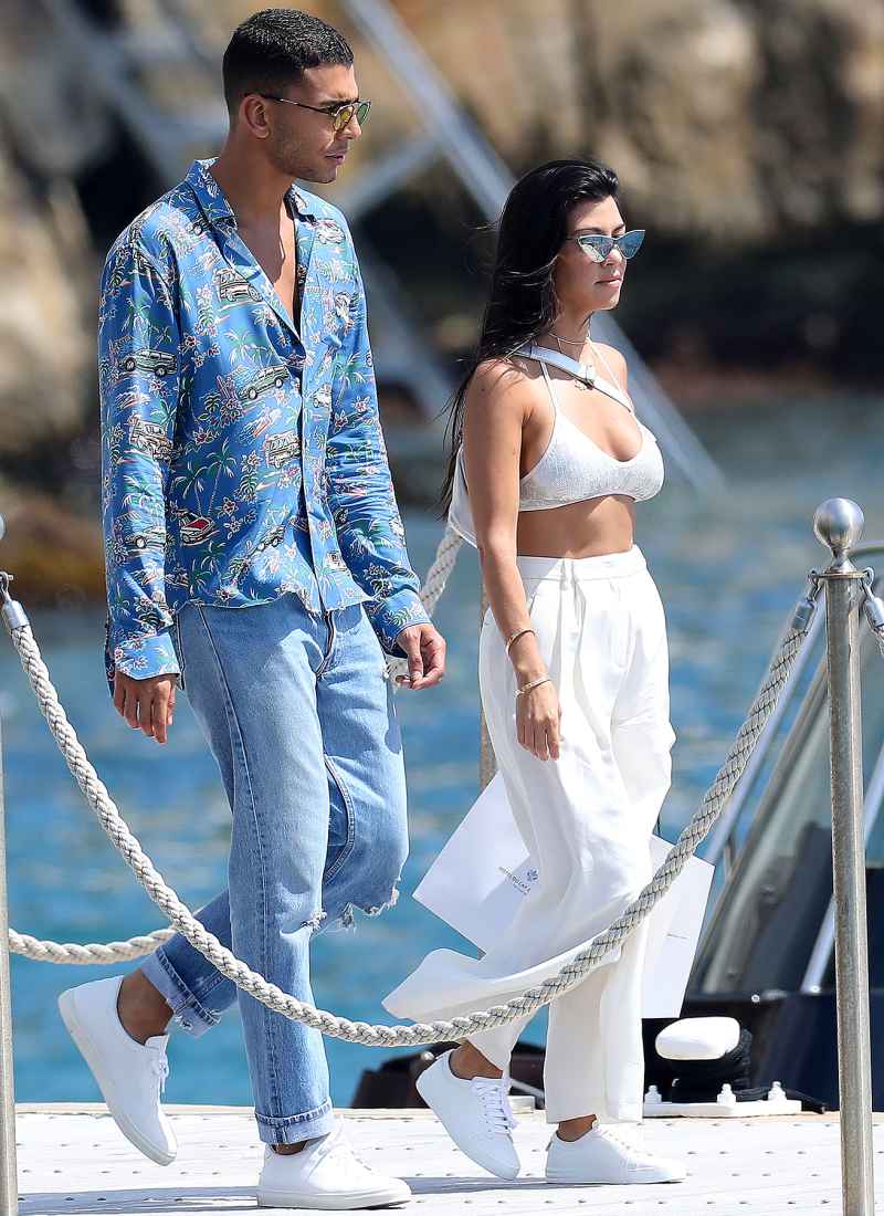 Kourtney Kardashian and Younes Bedjima