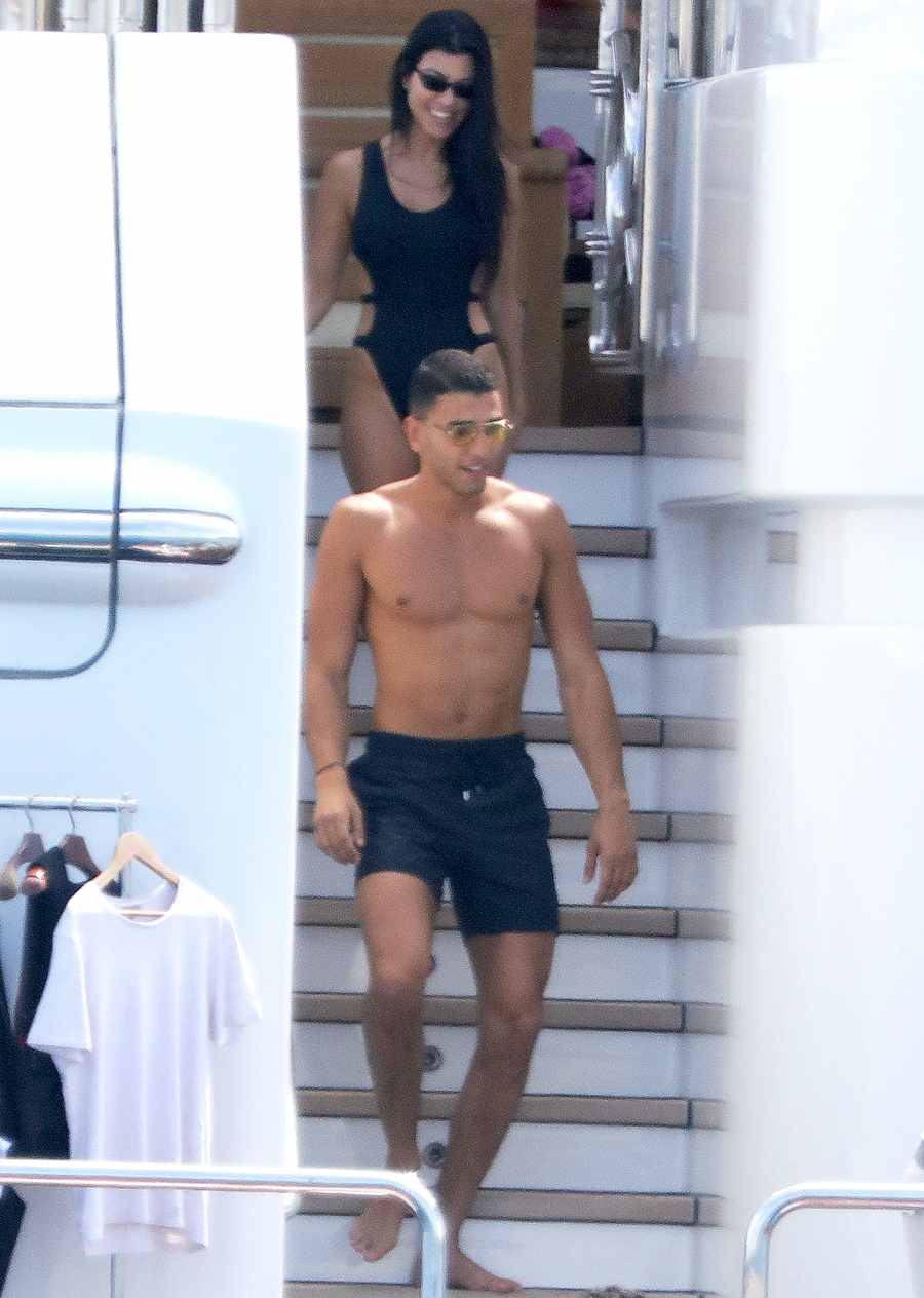 Kourtney Kardashian and Younes Bendjima