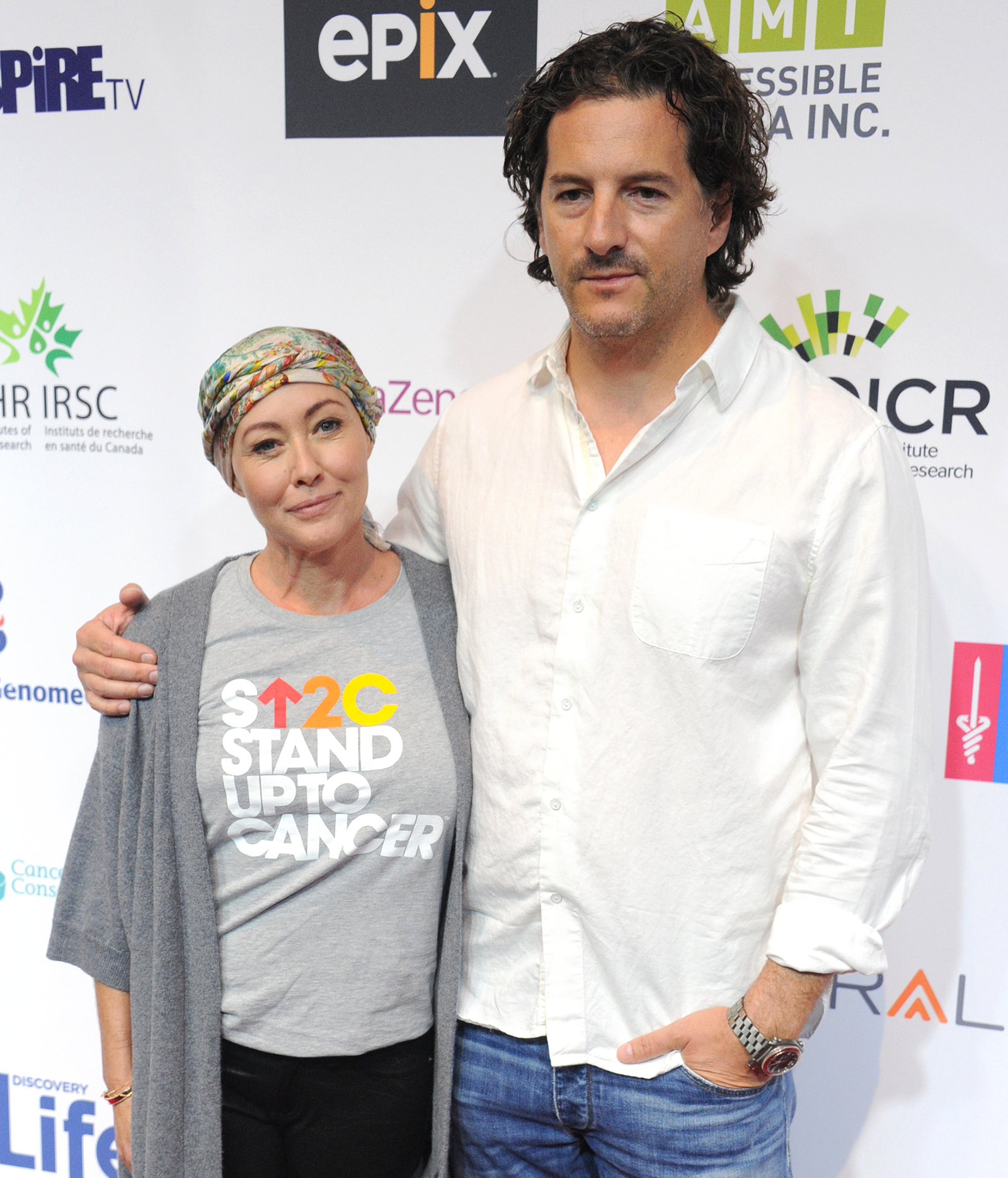 Shannen Doherty and Kurt Iswarienko