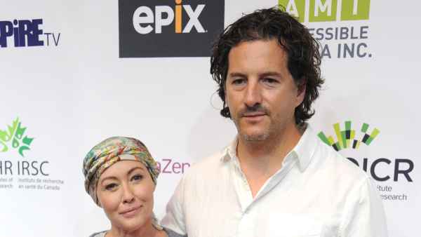 Shannen Doherty and Kurt Iswarienko