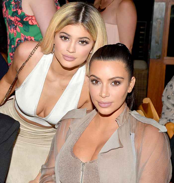 Kim Kardashian West and Kylie Jenner host a dinner and preview of their new apps launching soon at Nobu Malibu on September 1, 2015 in Malibu, California.