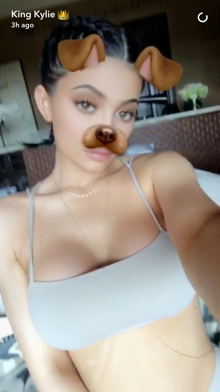 Kylie Jenner Flaunts Cleavage, Body in