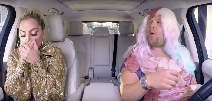 James Corden makes Lady Gaga gag during 'Carpool Karaoke'