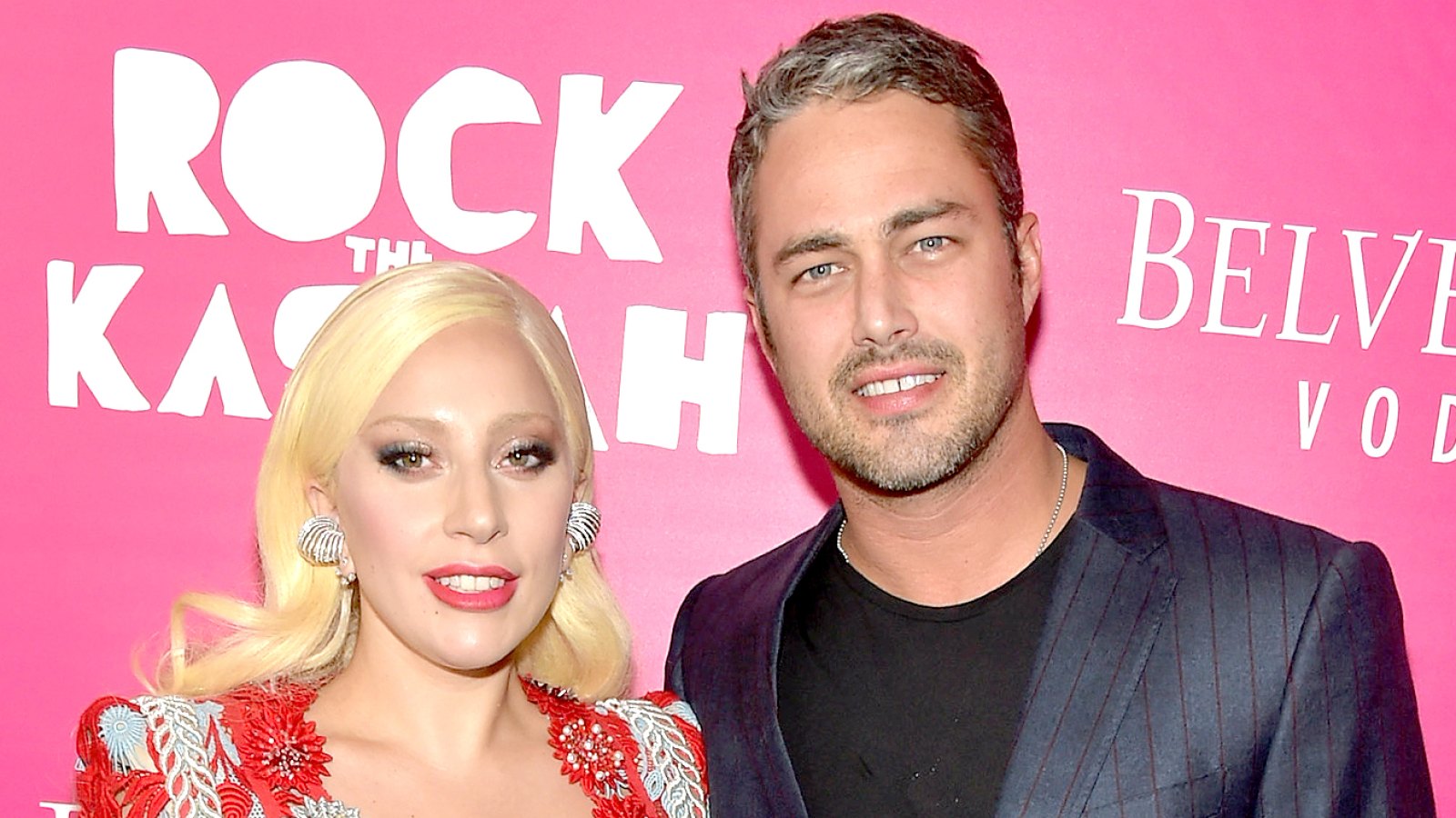 Lady Gaga and Taylor Kinney attend the "Rock The Kasbah" New York Premiere at AMC Loews Lincoln Square 13 theater on October 19, 2015 in New York City.
