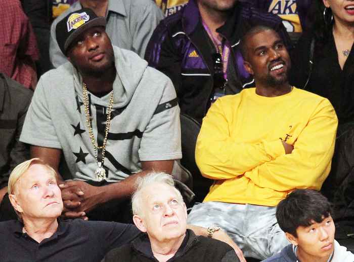 Lamar Odom and Kanye West