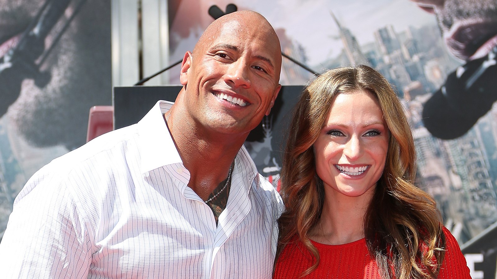 Dwayne 'The Rock' Johnson and Lauren Hashian