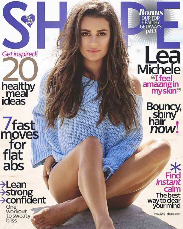 Lea Michele Shape Magazine