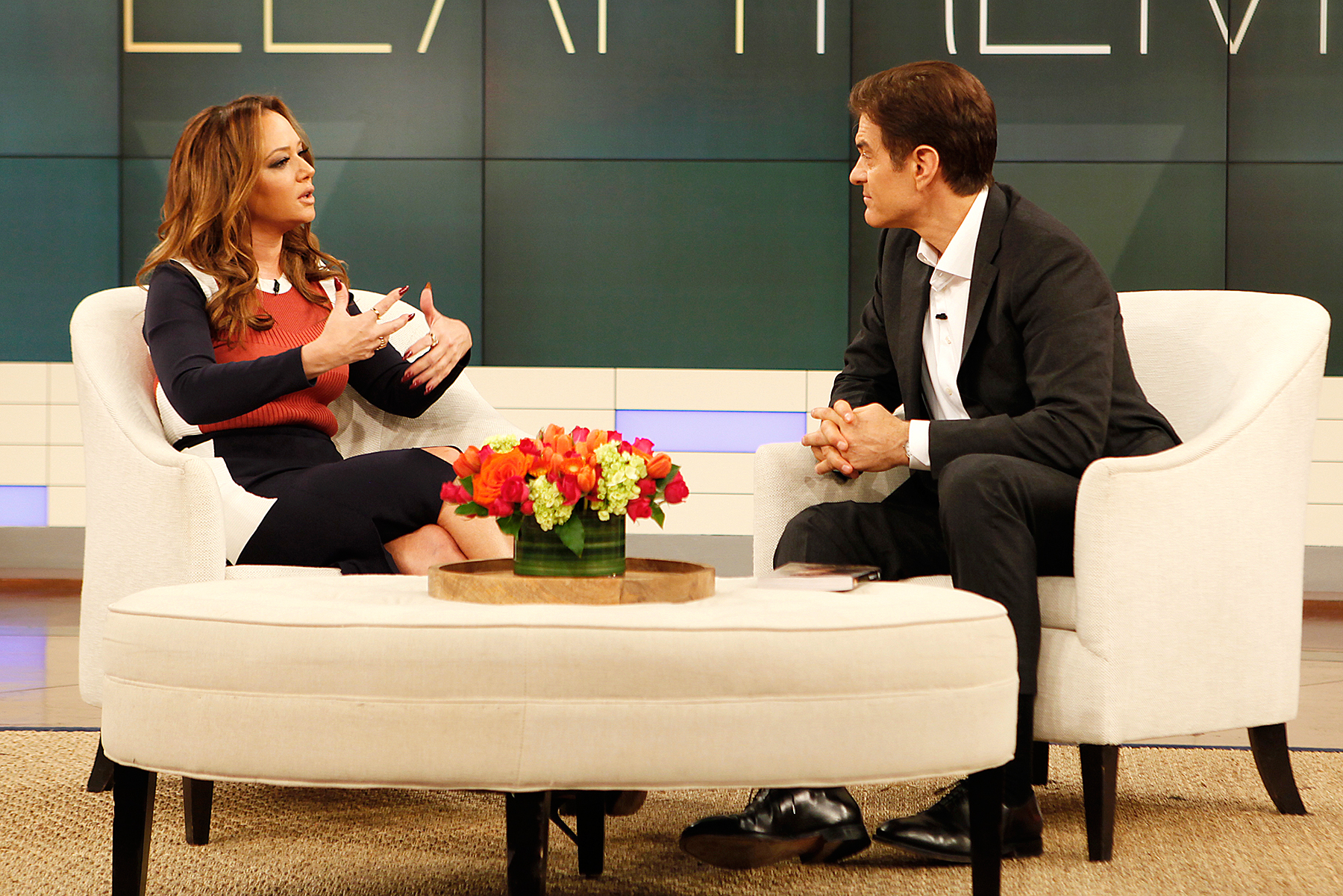 Leah Remini and Dr. Oz