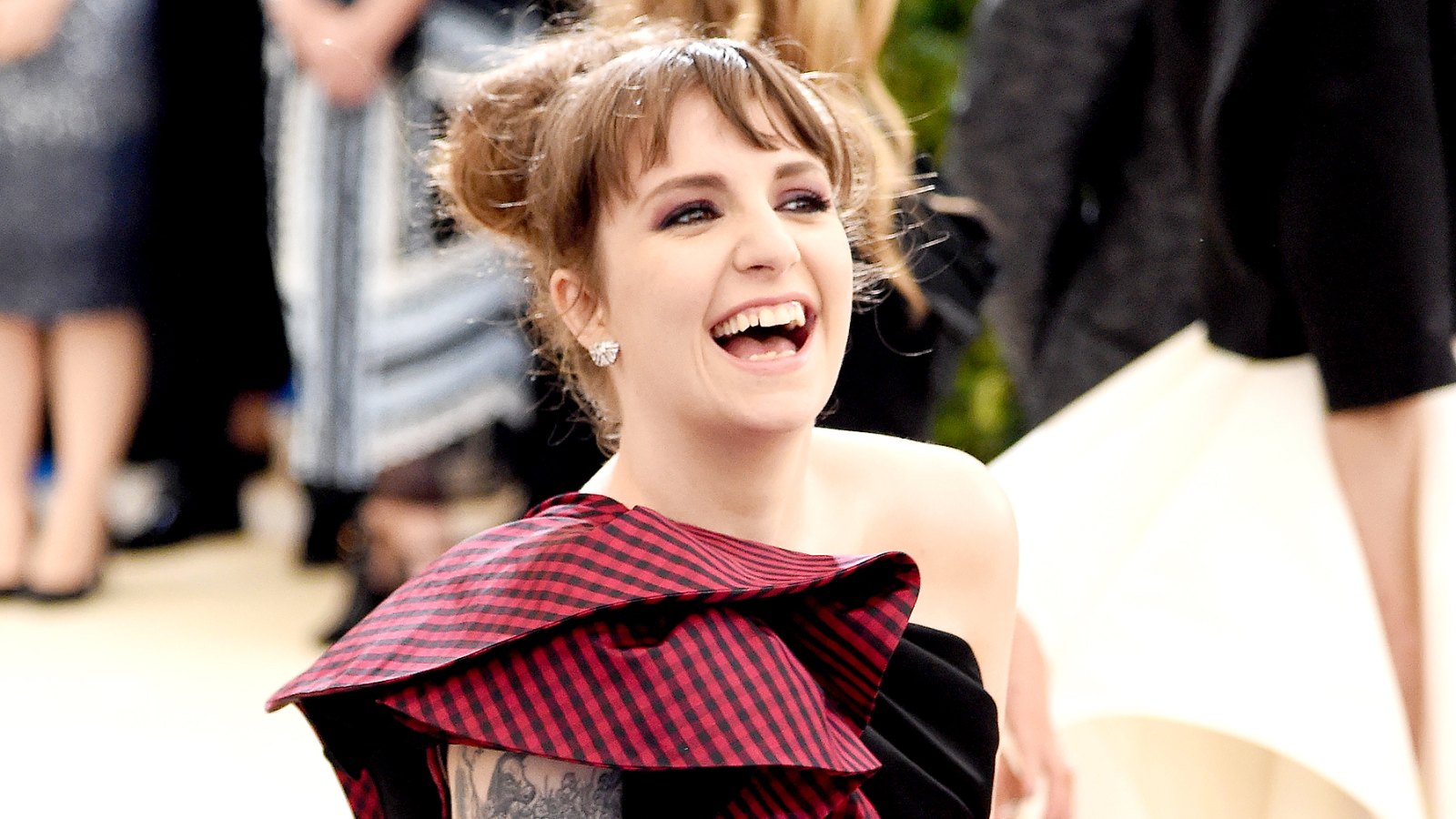 Lena Dunham attend the "Rei Kawakubo/Comme des Garcons: Art Of The In-Between" Costume Institute Gala at Metropolitan Museum of Art on May 1, 2017 in New York City.