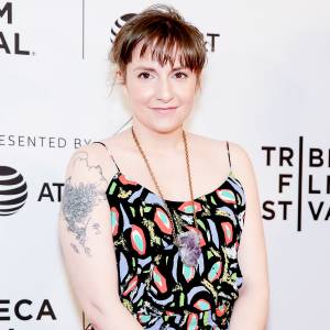 Lena Dunham attends the 2017 Tribeca Film Festival 'My Art' screening at Cinepolis Chelsea on April 22, 2017 in New York City.