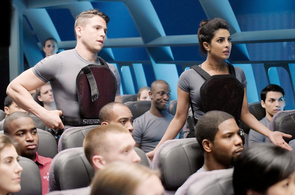 Priyanka Chopra and Lenny Platt in Quantico.