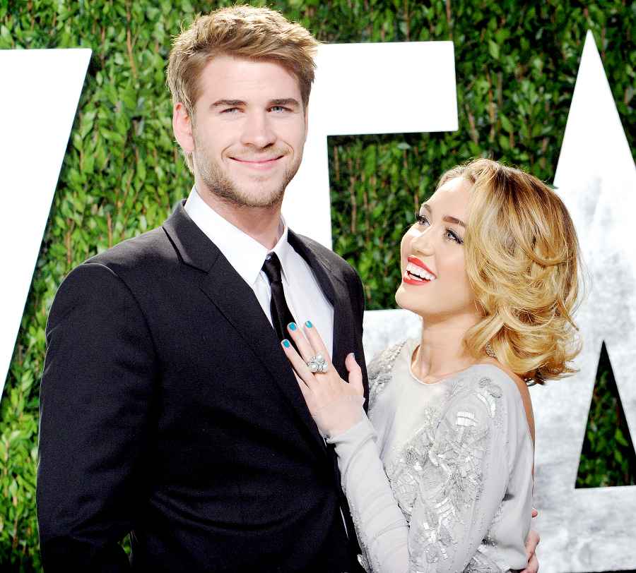 Liam Hemsworth and Miley Cyrus