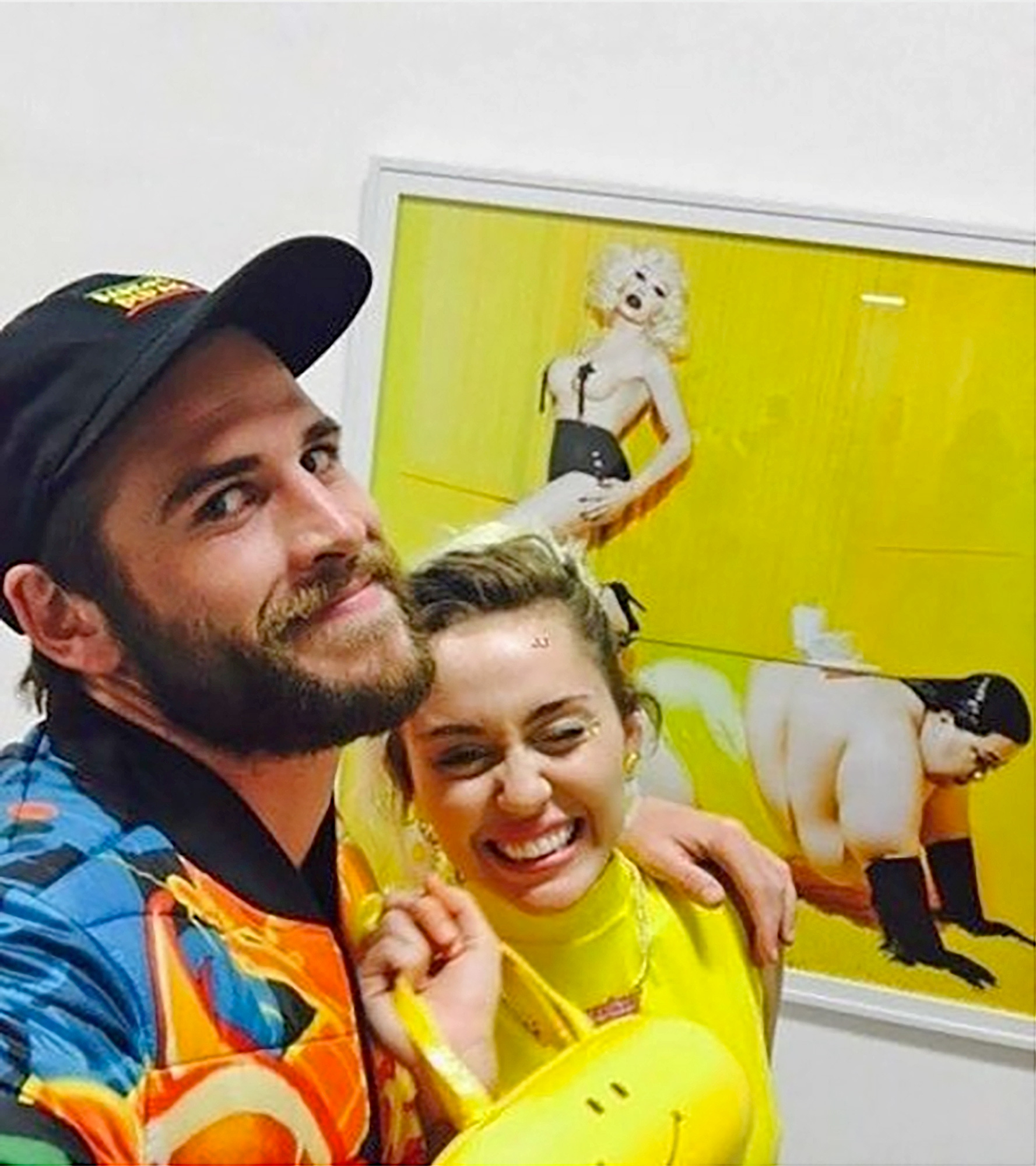Liam Hemsworth and Miley Cyrus