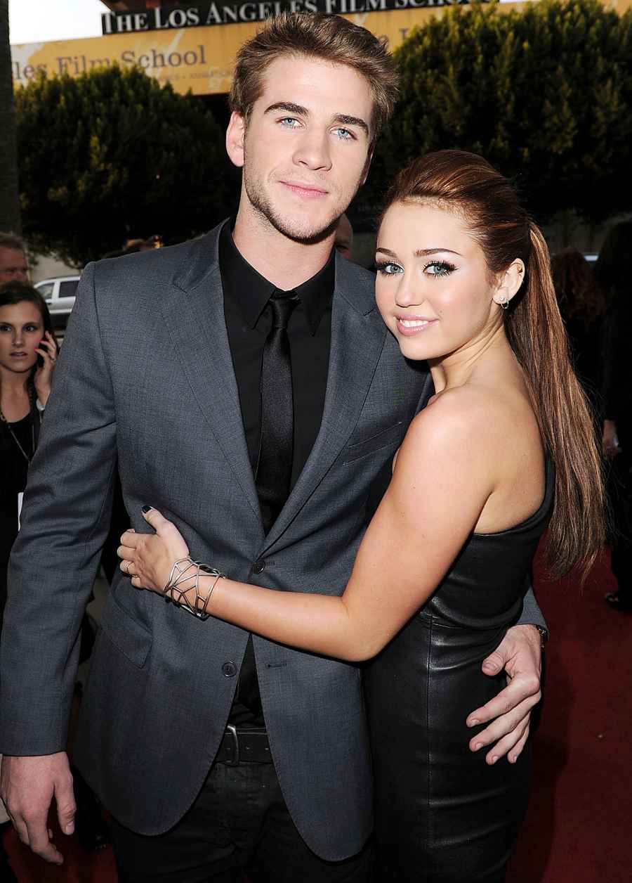 Liam Hemsworth and Miley Cyrus