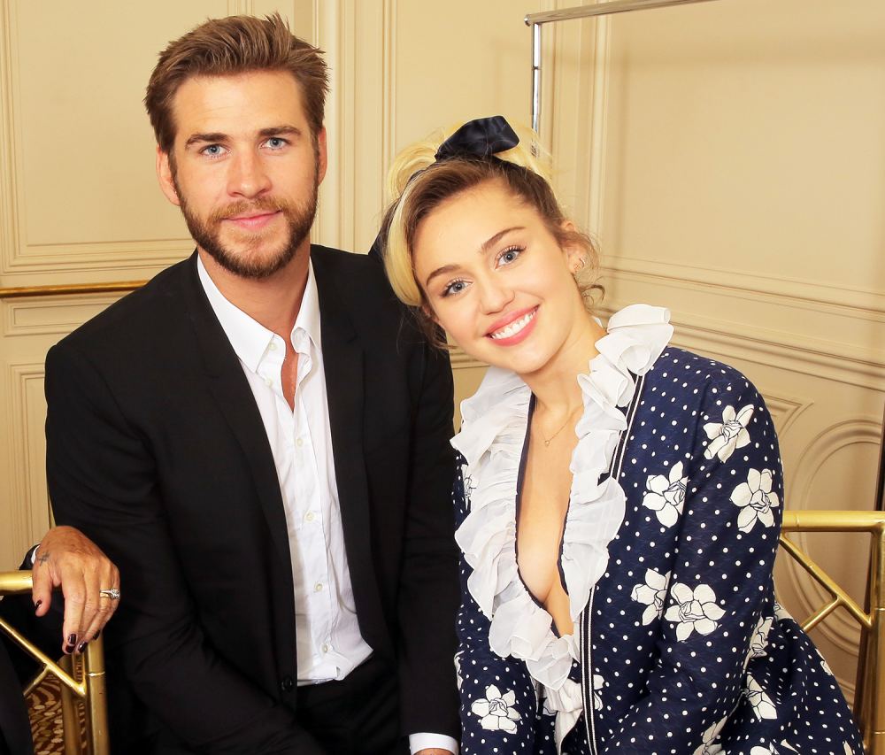 Liam Hemsworth and Miley Cyrus