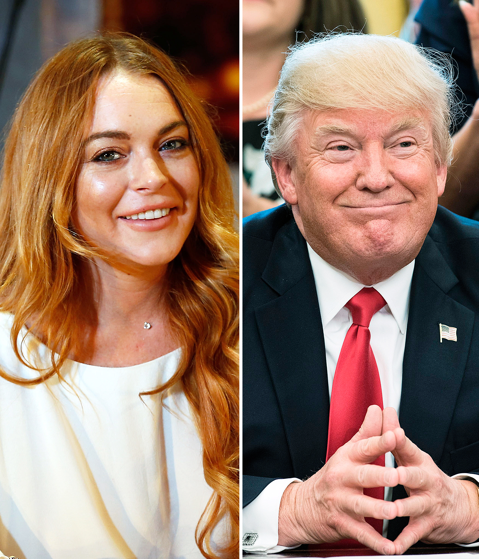 Lindsay Lohan Donald Trump