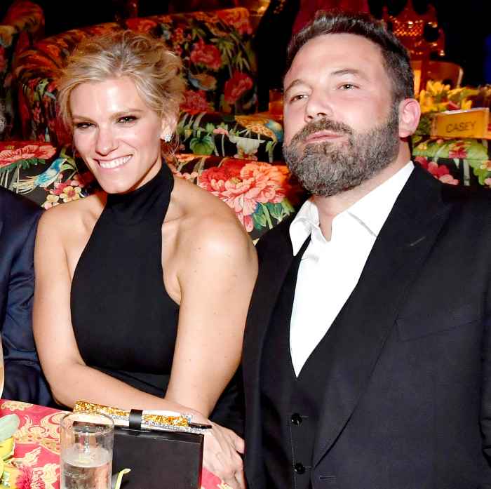 Lindsay Shookus and Ben Affleck attend the HBO's Official 2017 Emmy After Party at The Plaza at the Pacific Design Center on September 17, 2017 in Los Angeles, California.