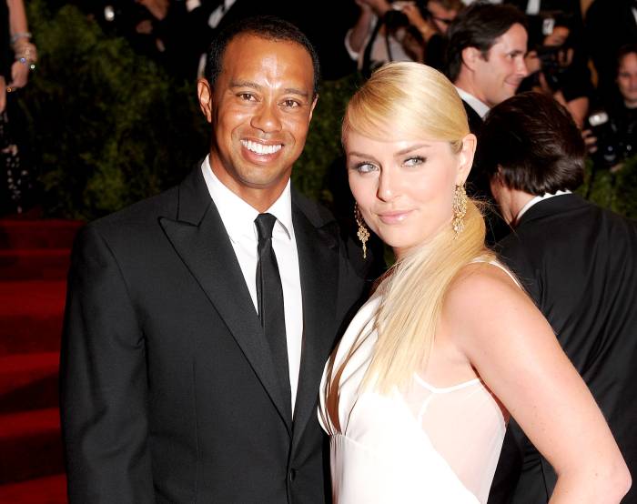 Tiger Woods and Lindsay Vonn attend the Costume Institute Gala for the "PUNK: Chaos to Couture" exhibition at the Metropolitan Museum of Art on May 6, 2013 in New York City.