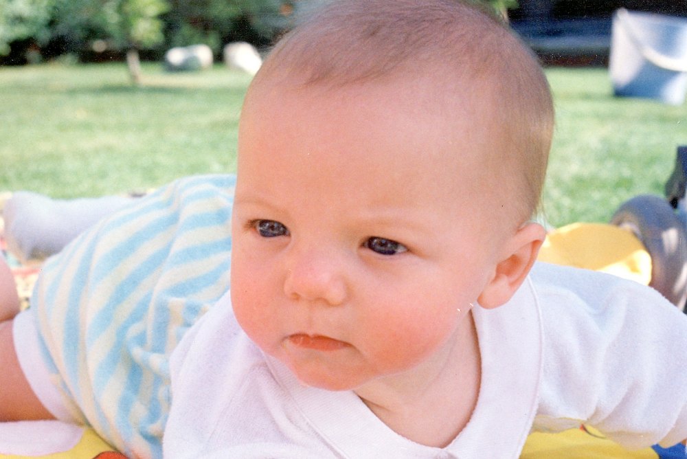 Louis Tomlinson as a baby.