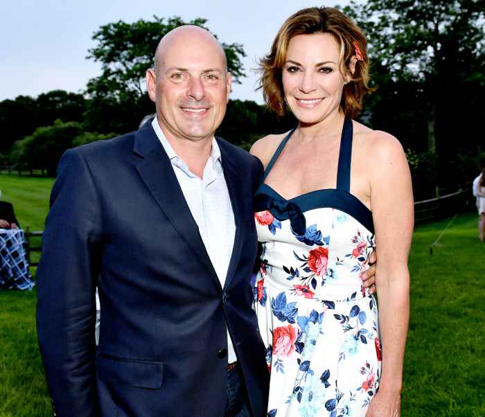 Luann de Lesseps and Tom D' Agostino attend the Alzheimer's Association Hosts Rita Hayworth Gala Hamptons Kickoff Event in Water Mill, New York, on July 28, 2017.