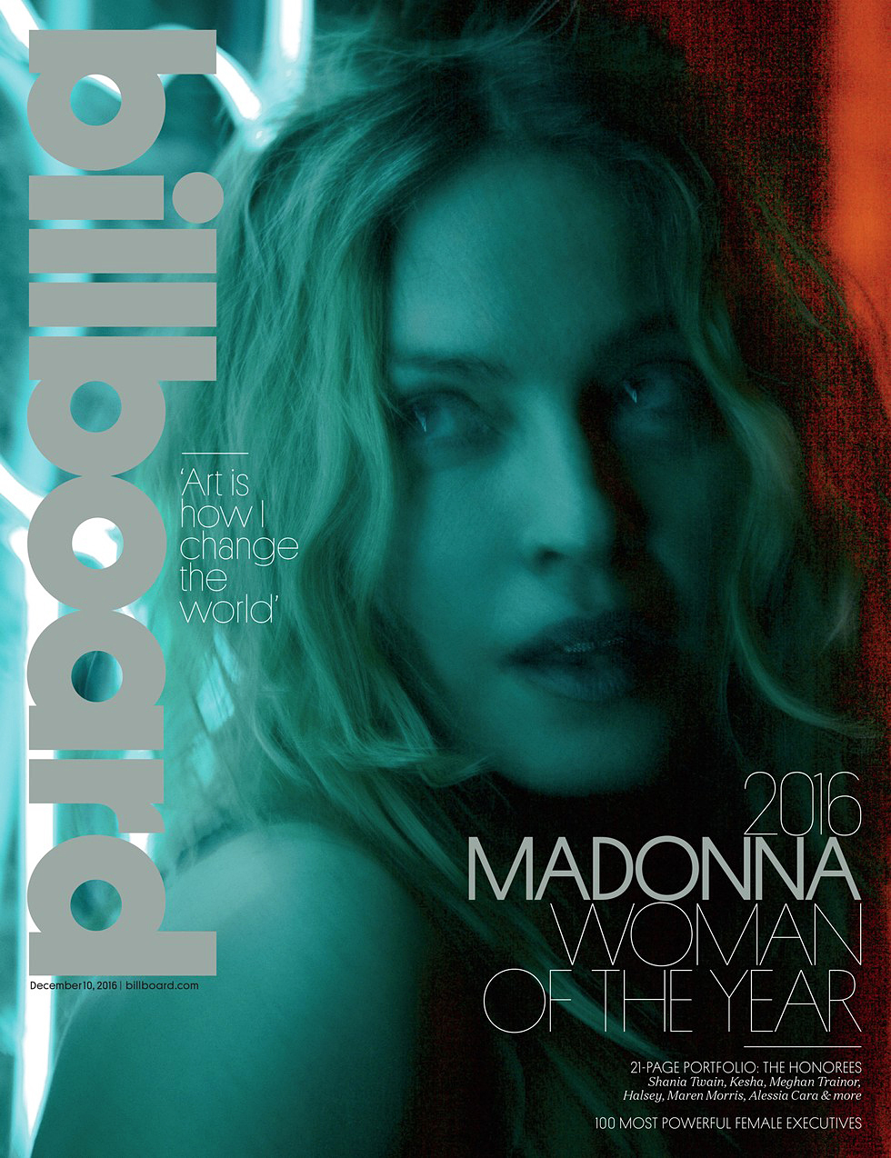 Madonna Billboard cover