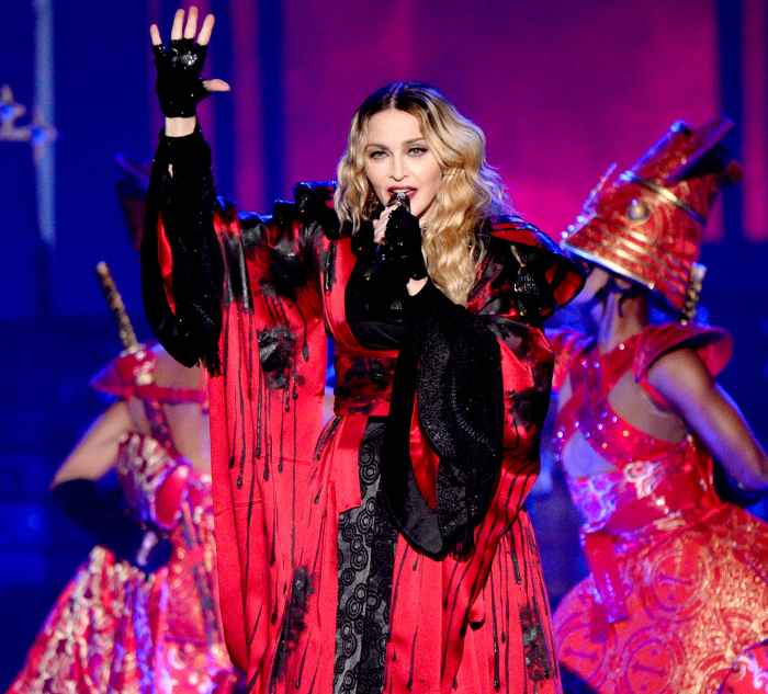 Madonna performs onstage during her Rebel Heart Tour opener at the Bell Centre on Sept. 9, 2015, in Montreal, Canada.