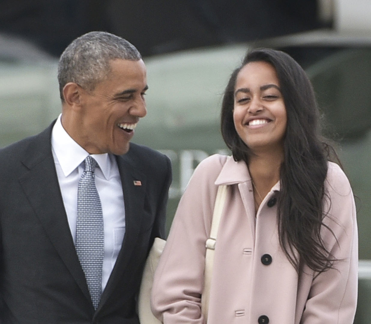 Malia Obama, Barack Obama