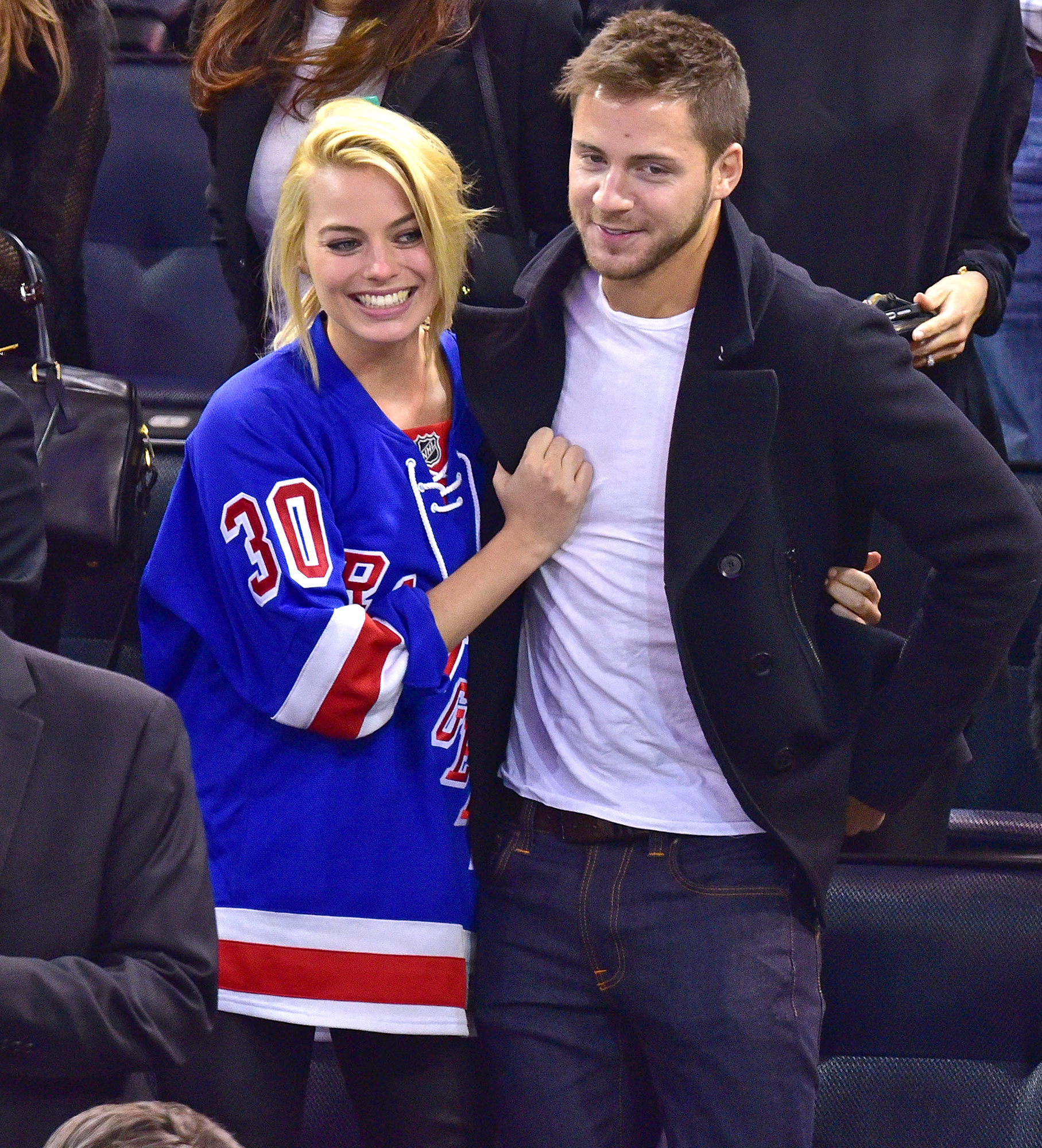 Margot Robbie and Tom Ackerley