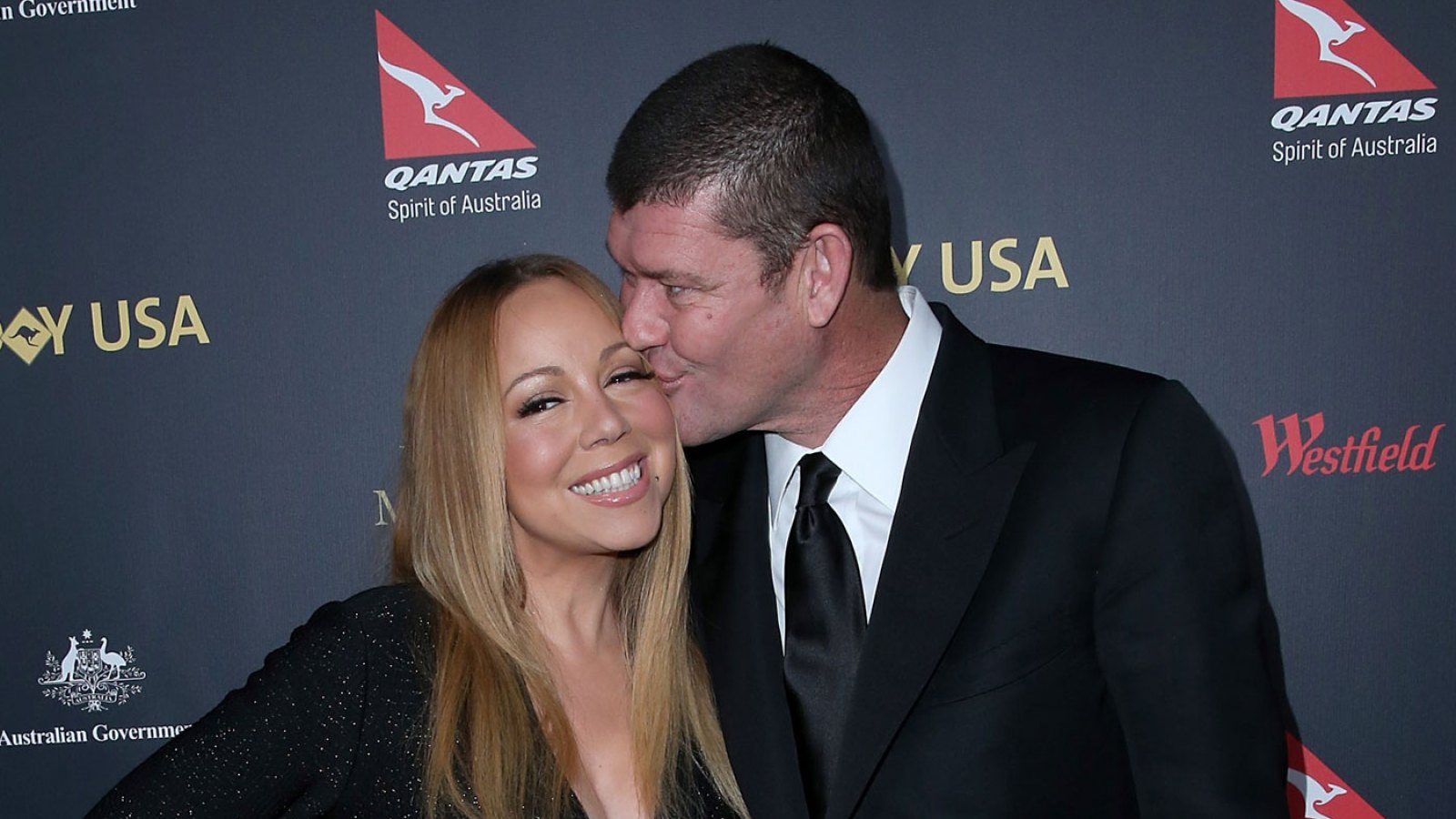 Mariah Carey and James Packer attend the 2016 G'Day Los Angeles Gala
