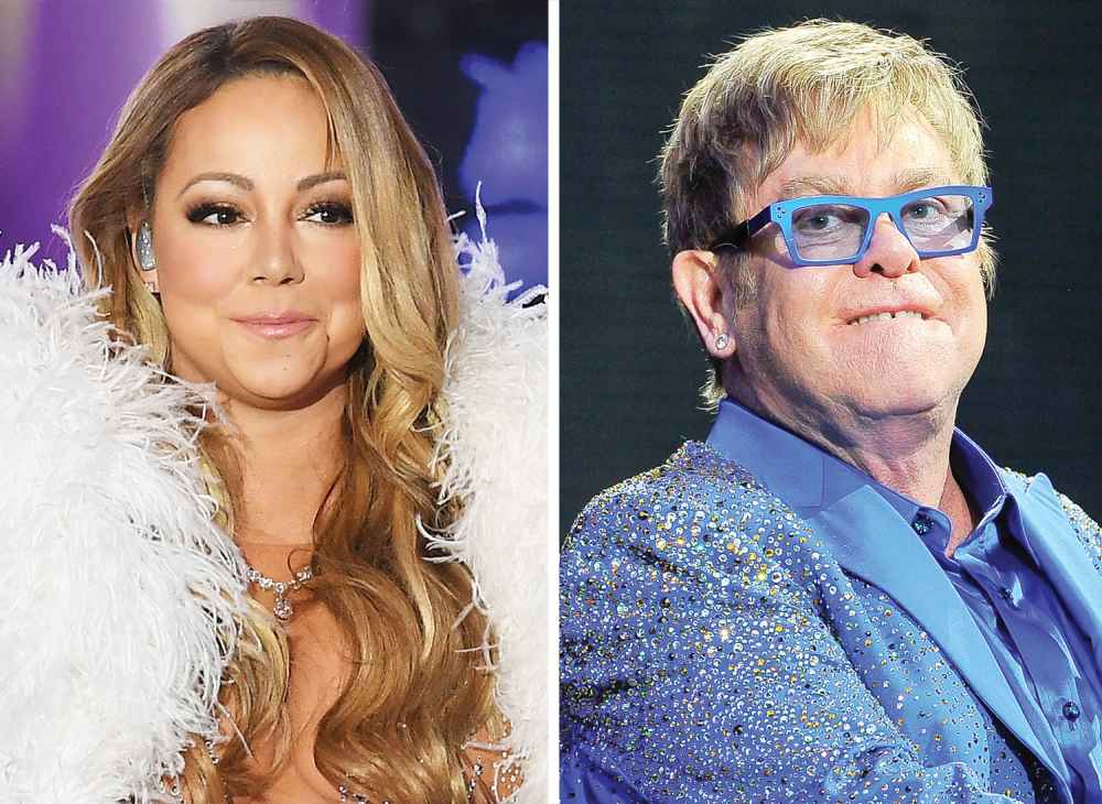 Mariah Carey and Elton John
