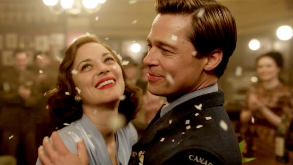 Marion Cotillard and Brad Pitt