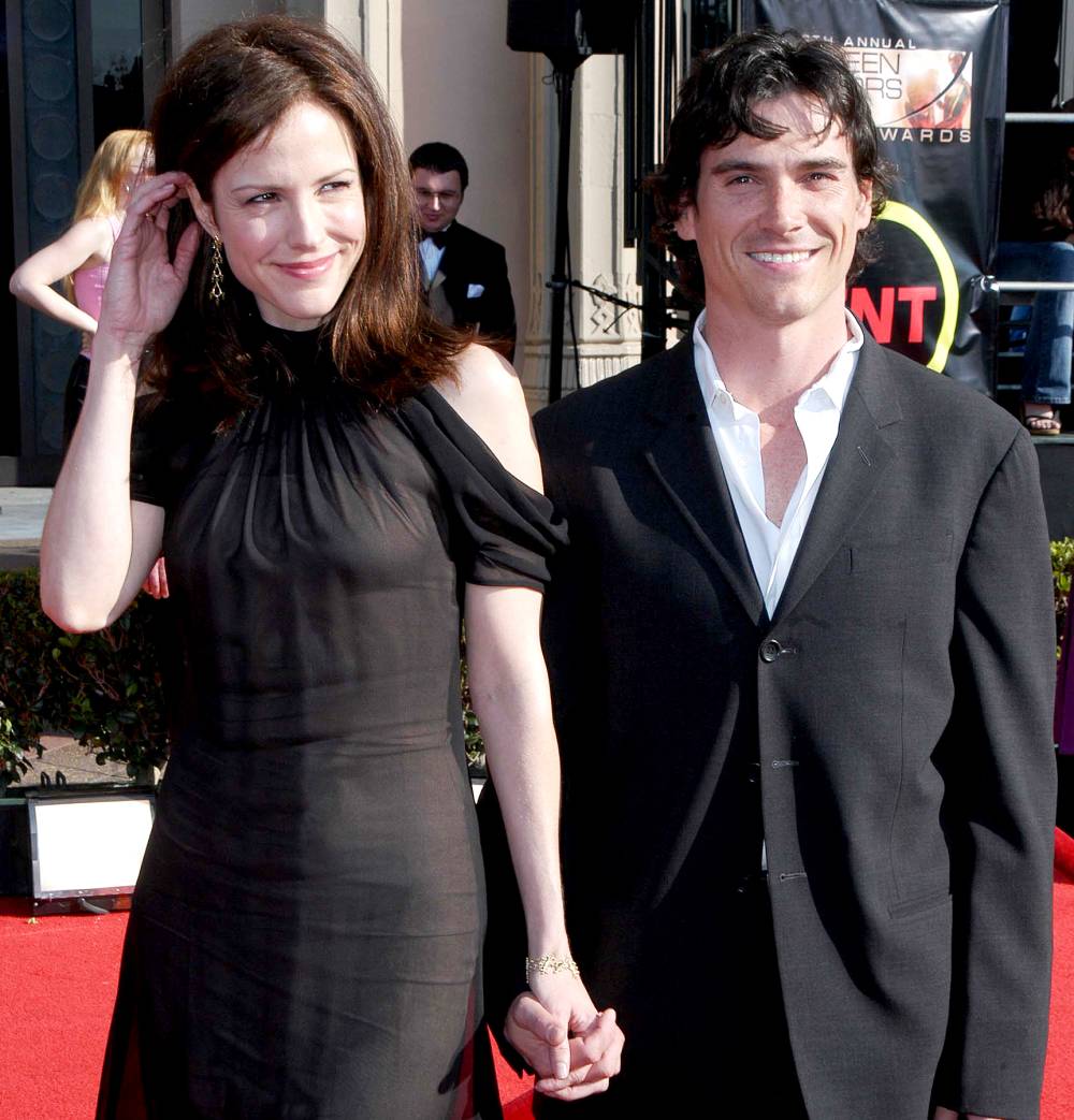 Mary-Louise Parker and Billy Crudup during 9th Annual Screen Actors Guild Awards at The Shrine Auditorium in Los Angeles, California, 2003.