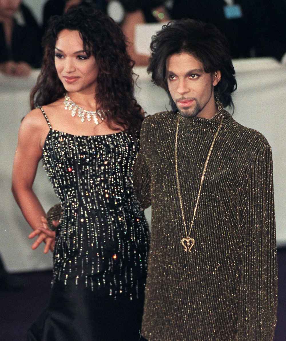 Prince and his wife Mayte Garci