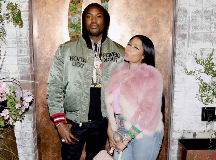Meek Mill and Nicki Minaj attend DJ Khaled's 'The Keys' book launch dinner presented by Penguin Random House and Ciroc in Los Angeles on November 19, 2016.
