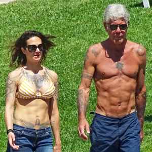 Asia Argento and Anthony Bourdain
