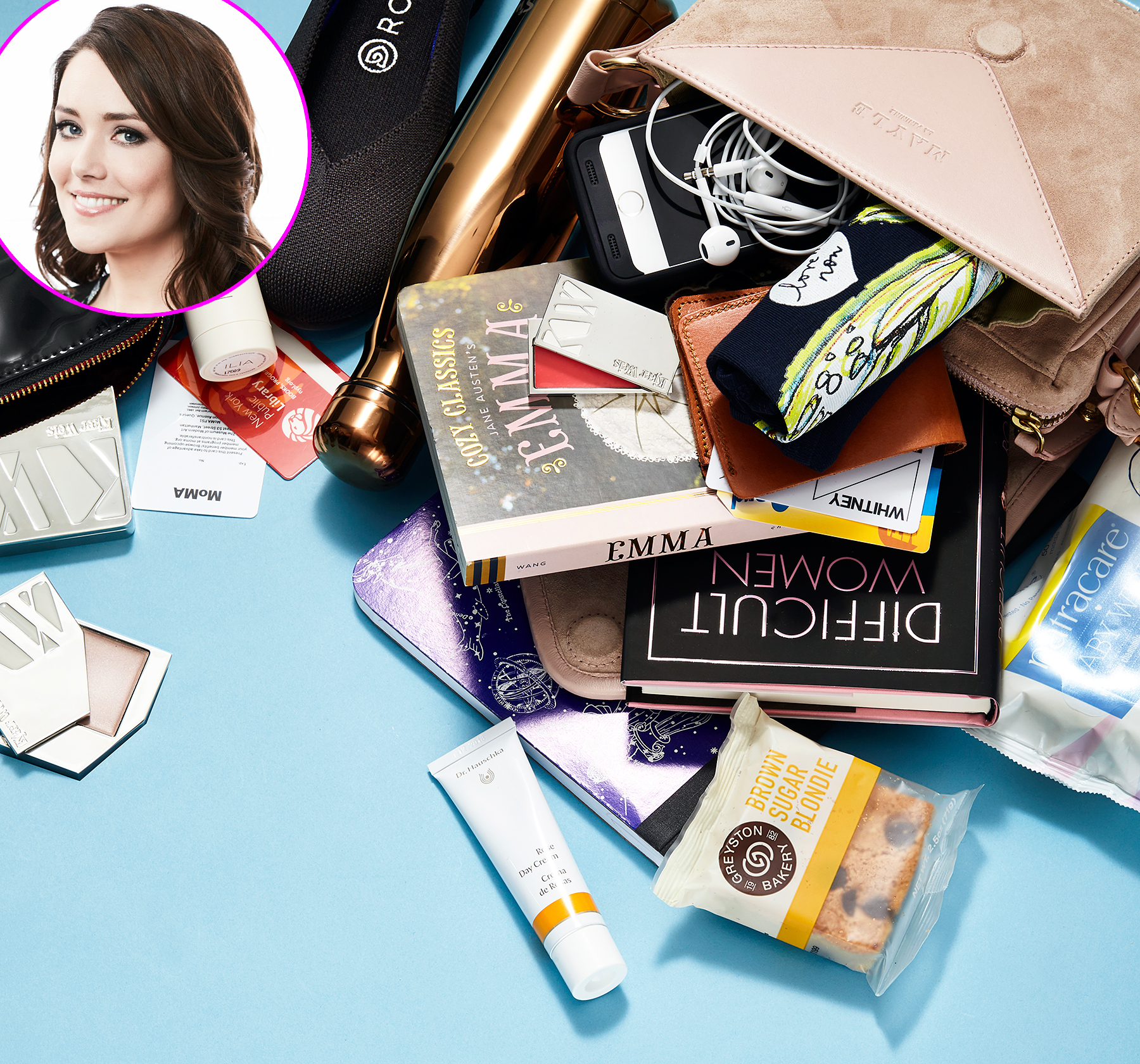 Megan Boone What's In My Bag WIMB